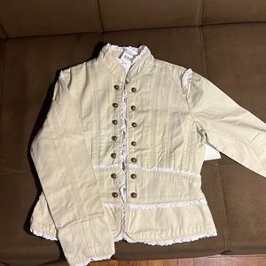 Woman Jacket , Tan Color , Size L, New with tag